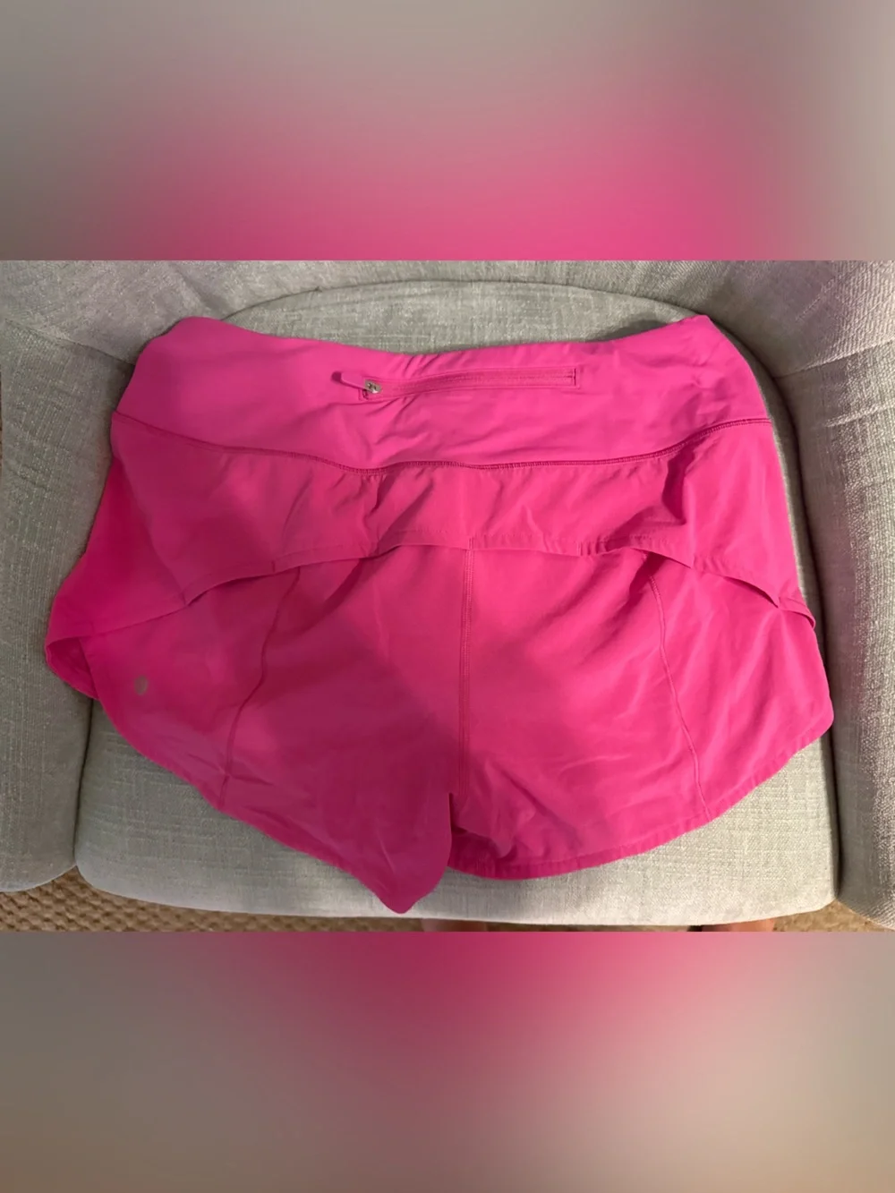 Lululemon Sonic Pink Speed up Shorts (8Tall)